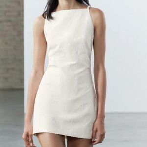 ZARA JACQUARD DRESS ZW COLLECTION